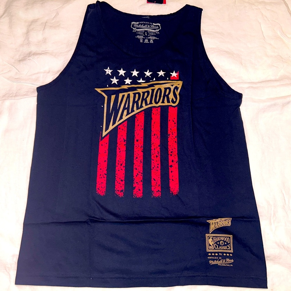 Warriors Mitchell & Ness tank top
